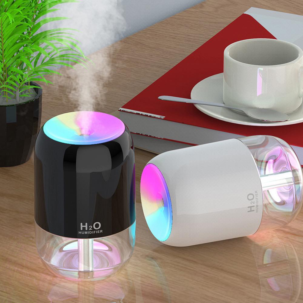 Portable mini air humidifier 200ml + free essential oil