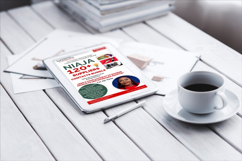 Nigeria's #1 Products Sourcing Guide eBook: NIAJA 120+ SUPPLIERS CONTACTS BUNDLE