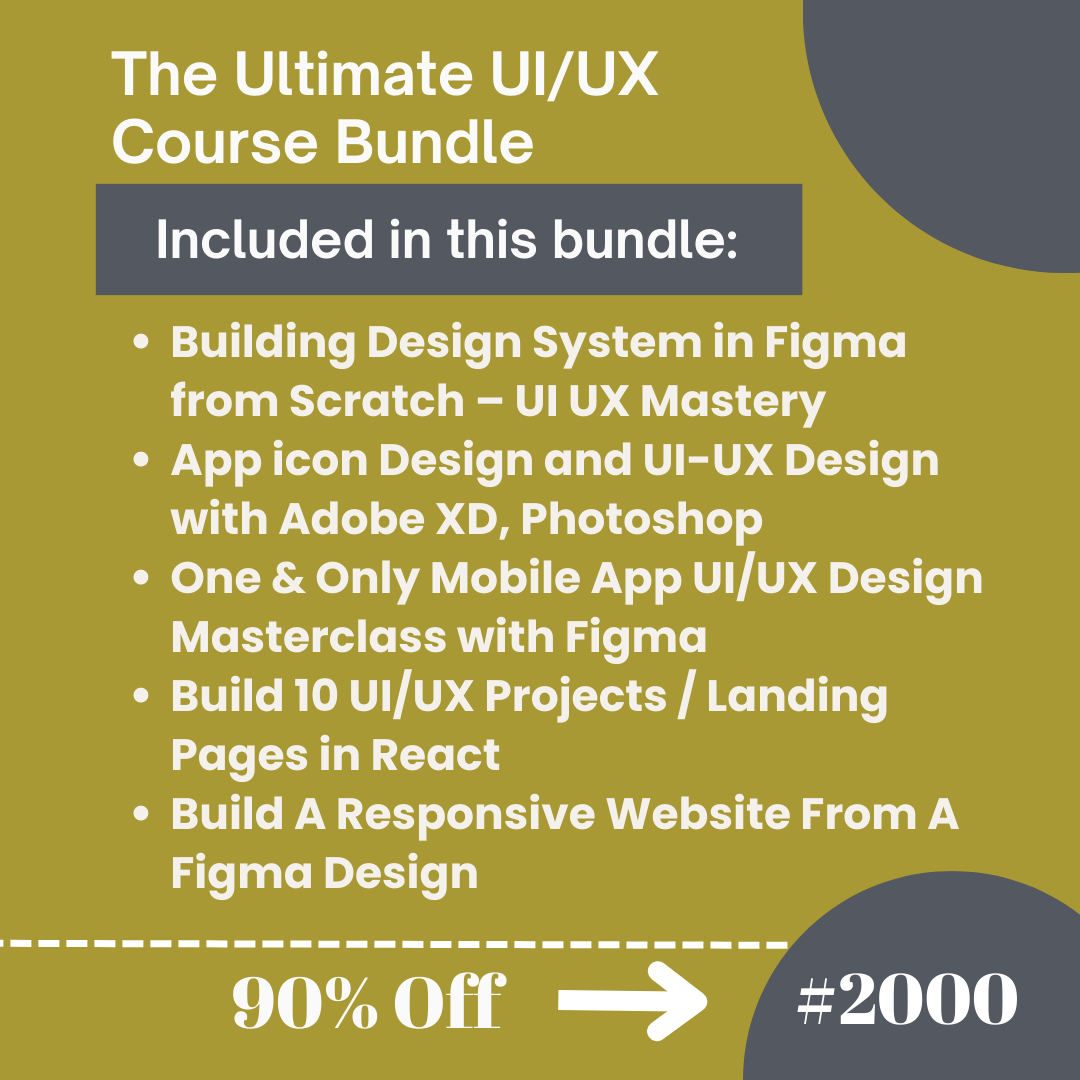Buy The Ultimate UI/UX Course Bundle by Get Set Sell on Selar