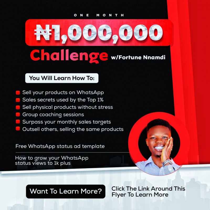 ONE MILLION NAIRA CHALLENGE 🔥