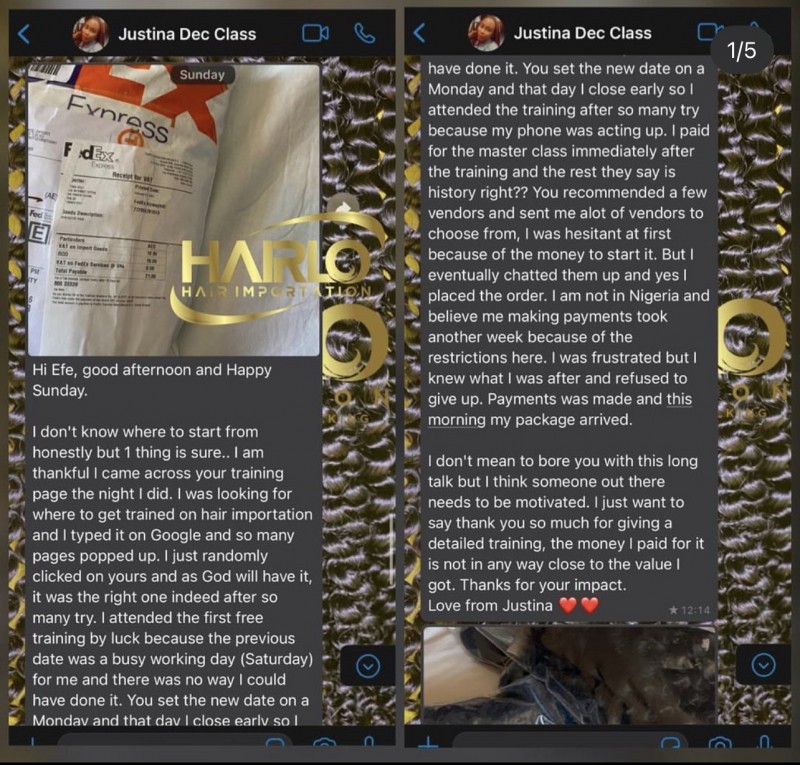 Customer review 1