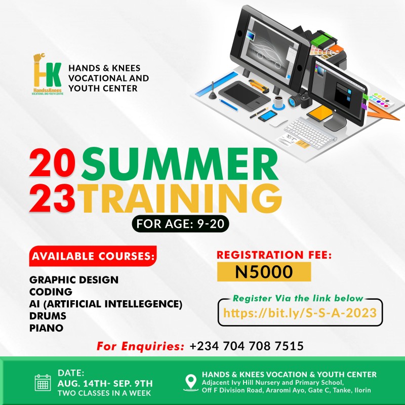 2023 SUMMER SKILL ACQUISITION PROGRAMME