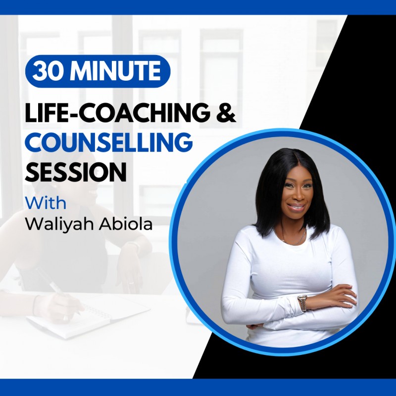 30 Minute Life-Coaching & Counselling Session