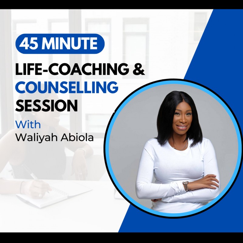 45 Minute Life-Coaching & Counselling Session