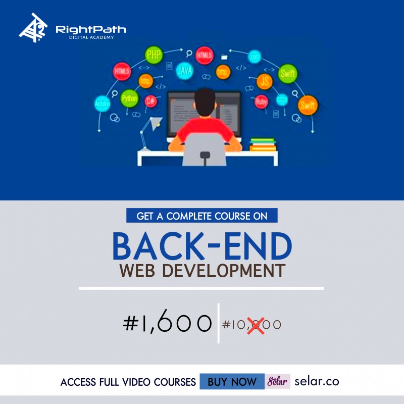 Buy COMPLETE BACKEND WEB DEVELOPMENT COURSE by Adebowale Korede Idris ...
