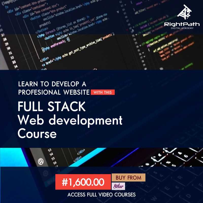 Buy THE COMPLETE FULL STACK WEB DEVELOPMENT COURSE by Adebowale Korede ...