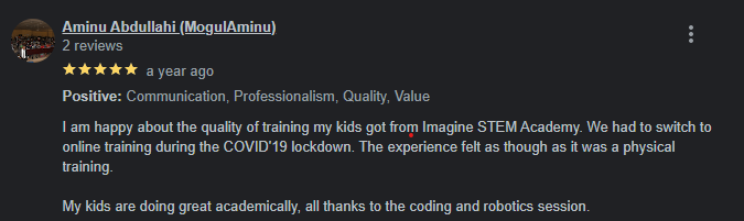 Customer review 1