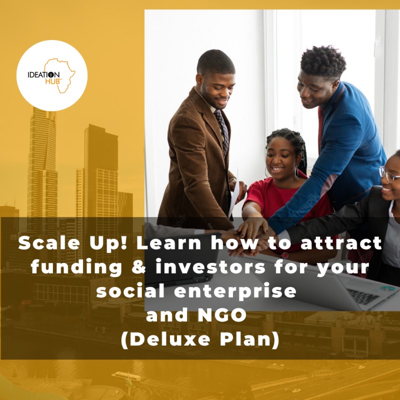 Scale Up!Learn how to attract funding & investors for your social enterprise and NGO (Premium Package)