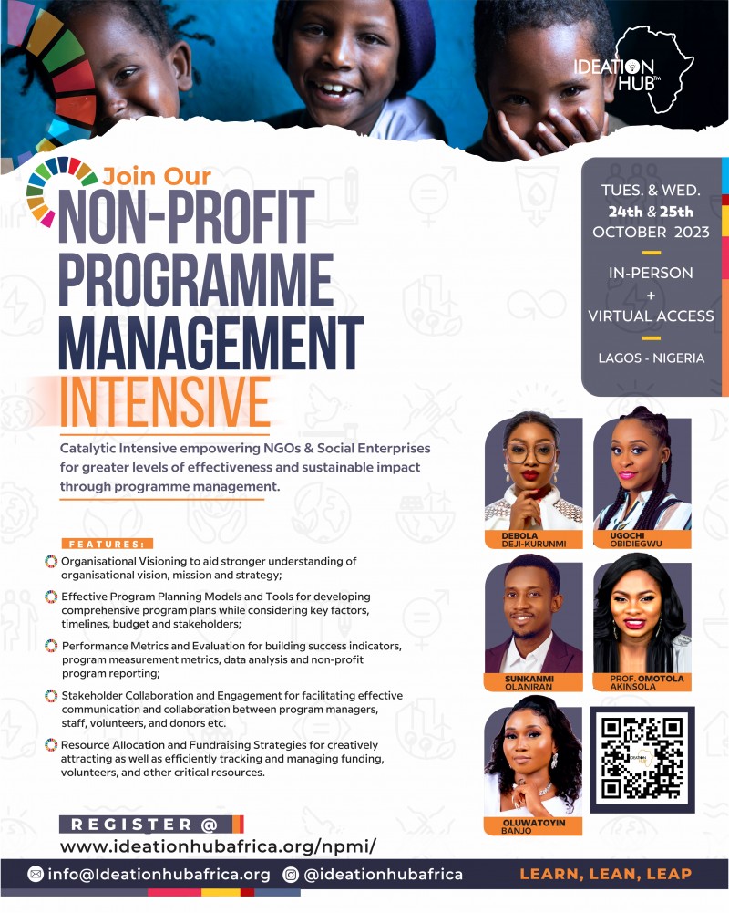 The Nonprofit Programme Management Intensive (NPMI).