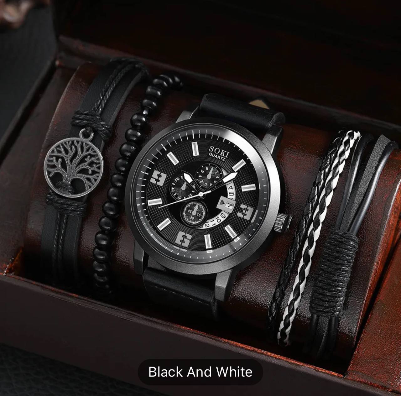 MALE WATCH WITH BRACELET