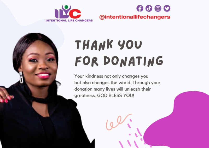 Intentional Life Changers - Donation