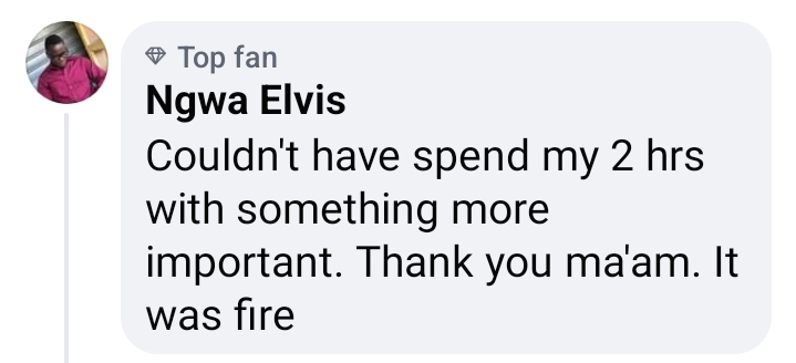 Customer review 1