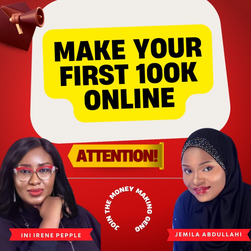 MAKE YOUR FIRST 100K ONLINE WEBINAR