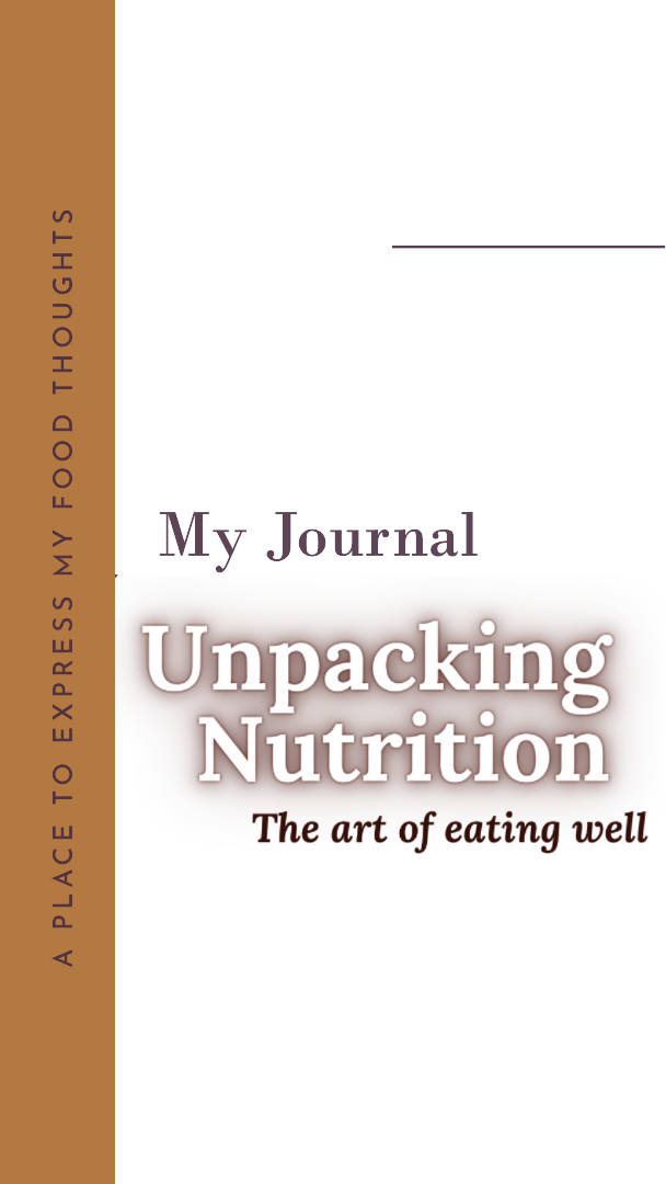 My Food Story (A journal)