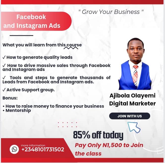 Facebook and Instagram ads course