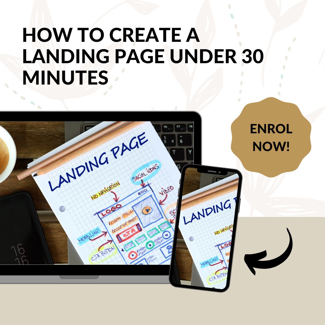 How To Create A Landing Page Under 30 Minutes