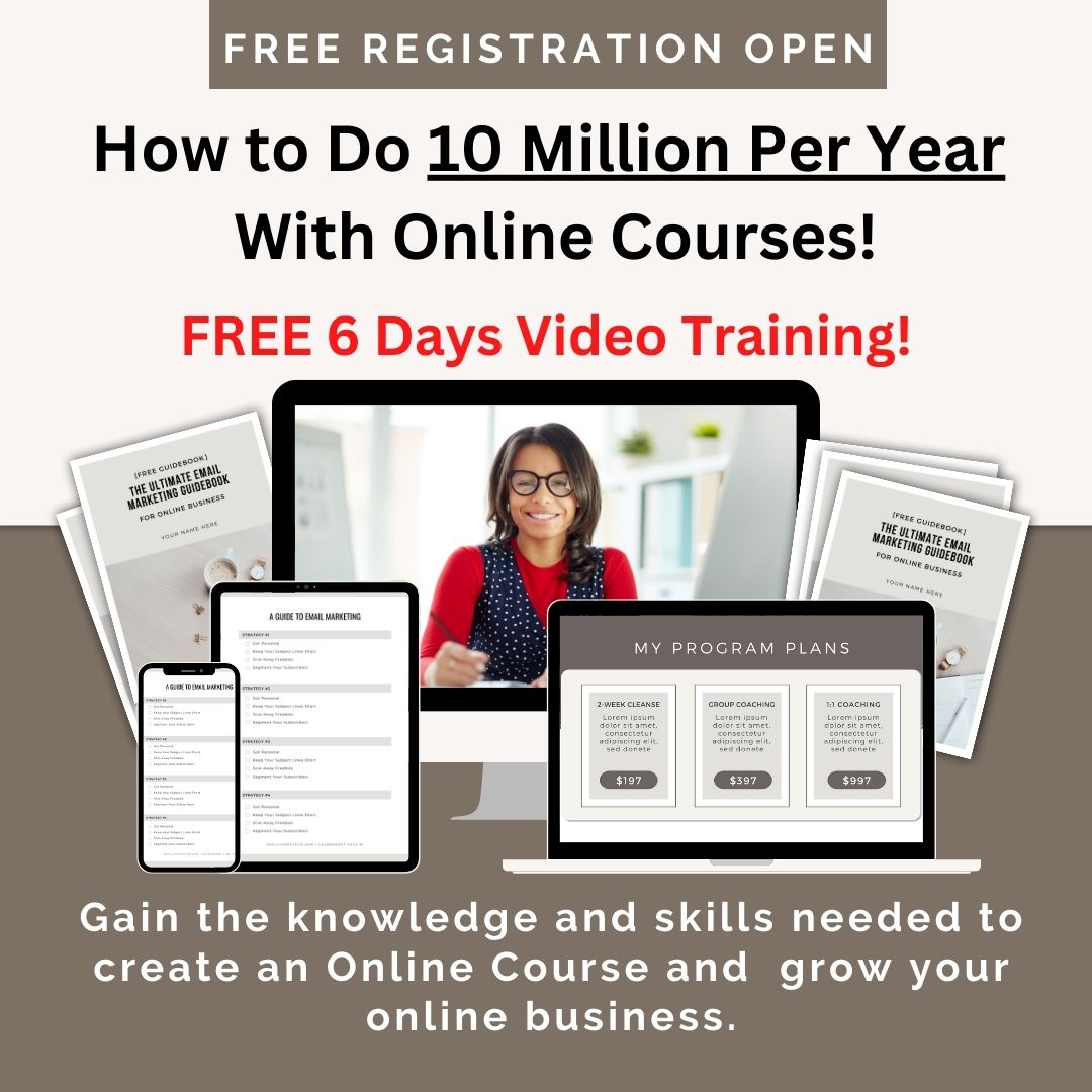How to Do 10 Million Per Year with Online Courses!