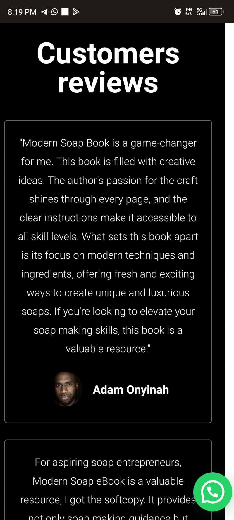 Customer review 7