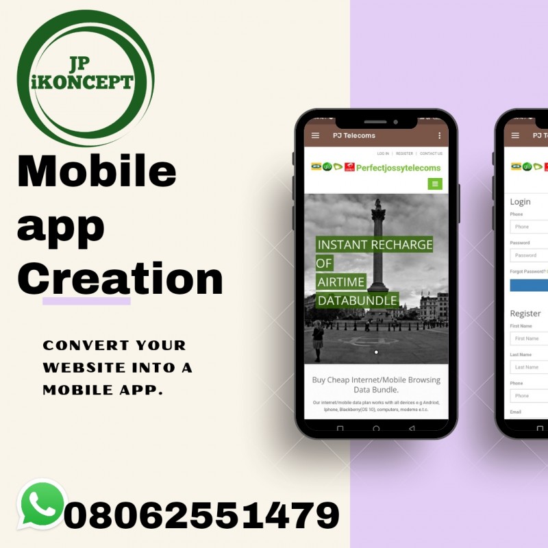 Mobile App Creation Service