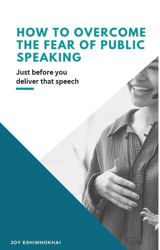 Overcoming the fear of Public Speaking (just before you deliver that speech)