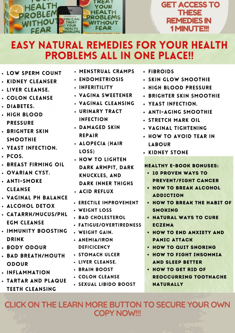 NATURAL HEALTH REMEDIES BUNDLE