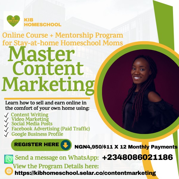 (Online Course) Master Content Marketing for Homeschool Moms