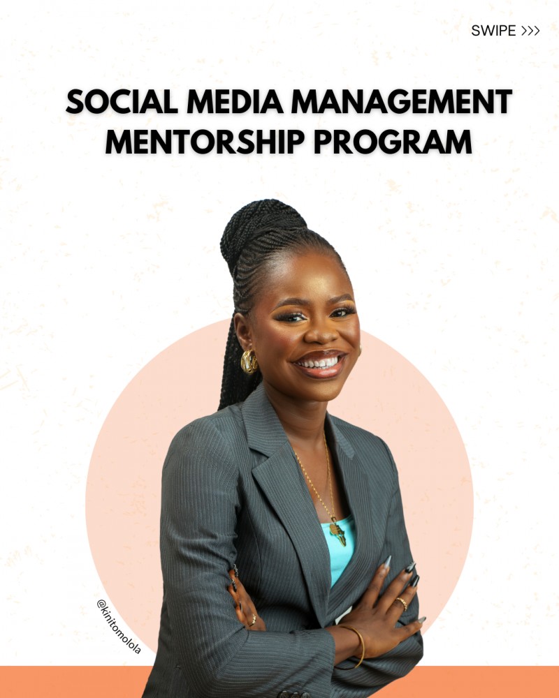 Buy Social Media Management Mentorship Program by Omolola Dada on Selar.co