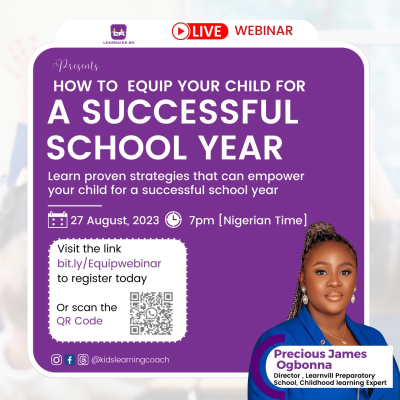 Back to School Webinar with Precious James Ogbonna
