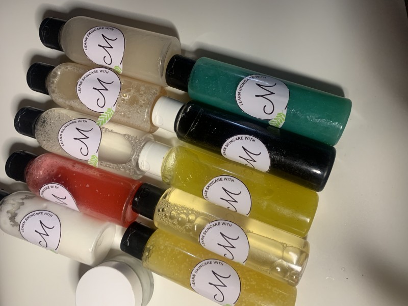 Face wash and bath gel formulation course