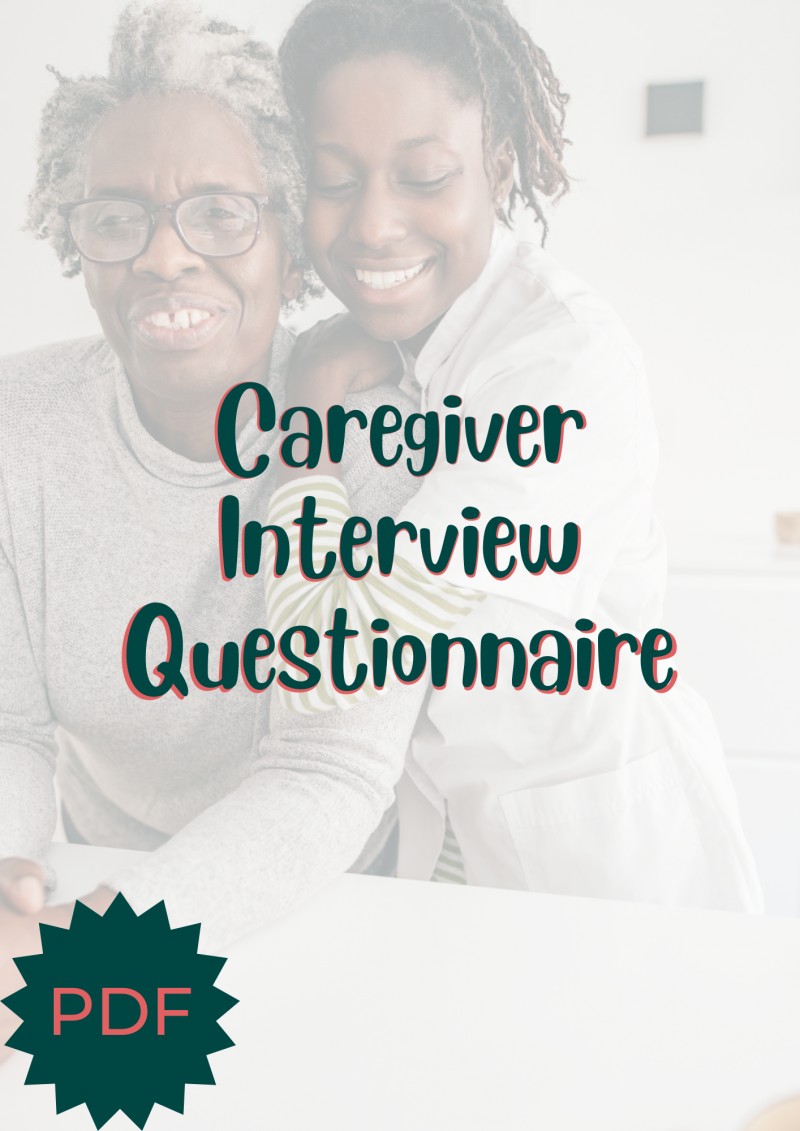 Caregiver Interview Questionnaire