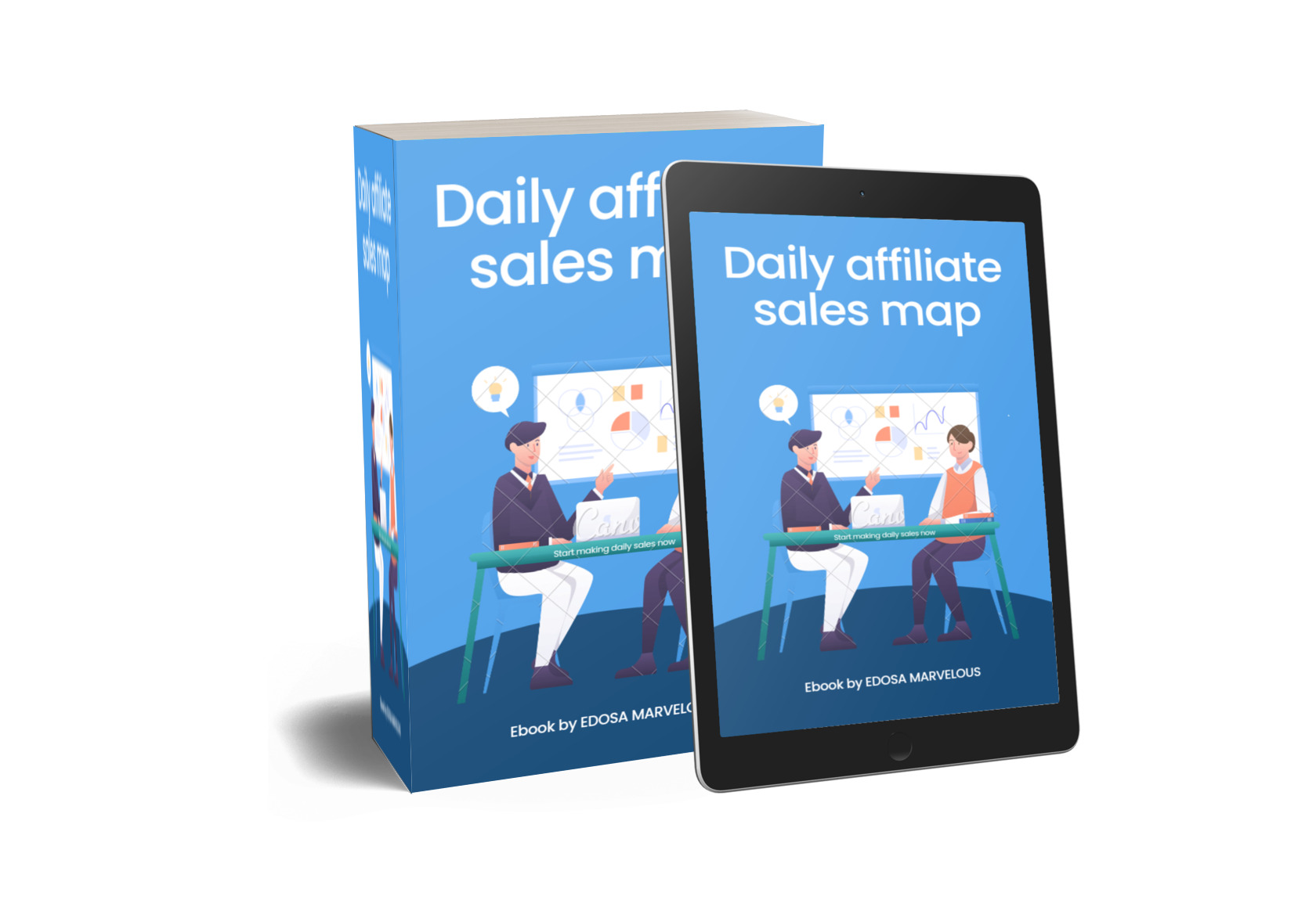 Daily affiliate sales map
