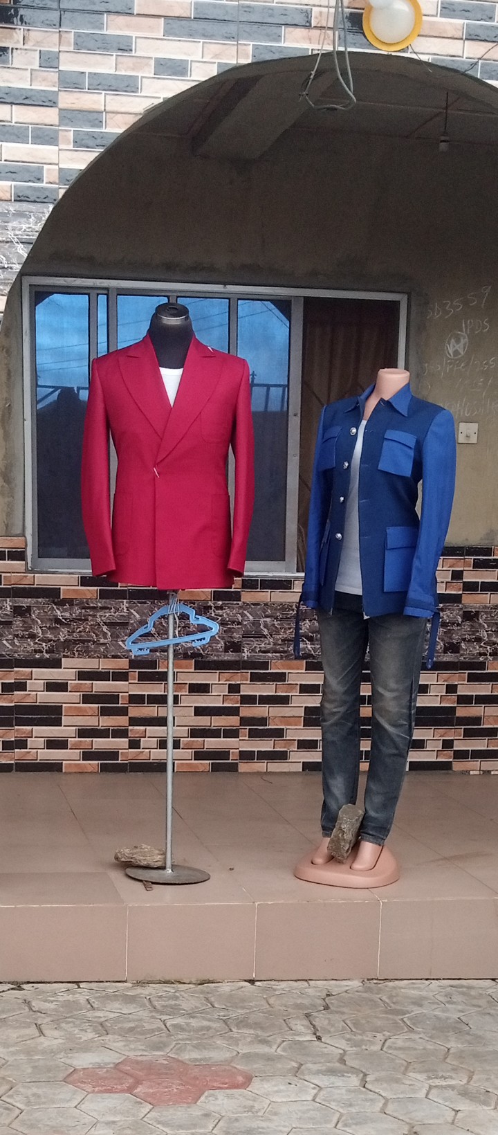 Double breasted blazer