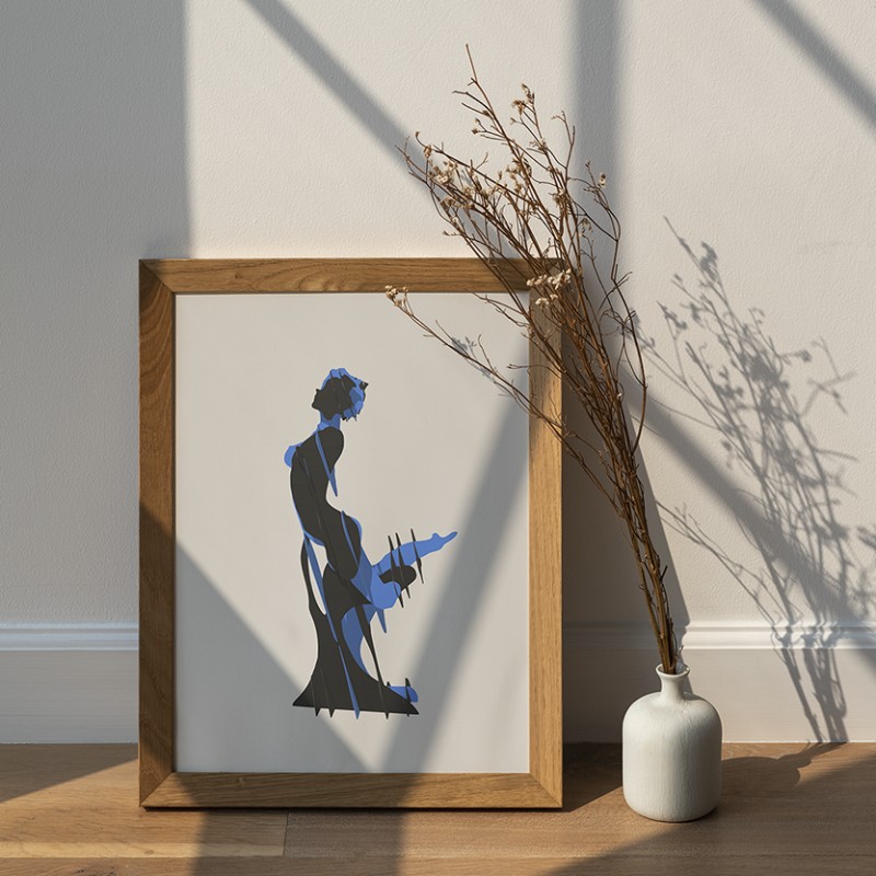 Art and abstract girl