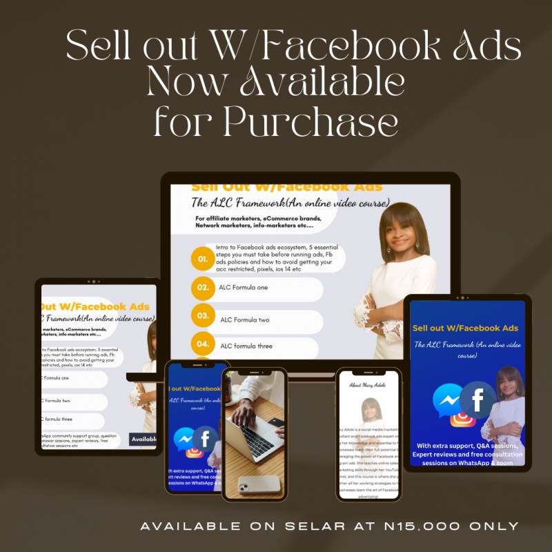 Sell out with Facebook Ads (The ALC Framework)