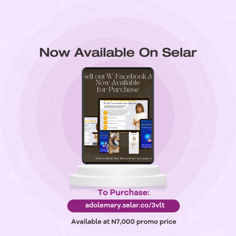 Sell out with Facebook Ads (The ALC Framework)