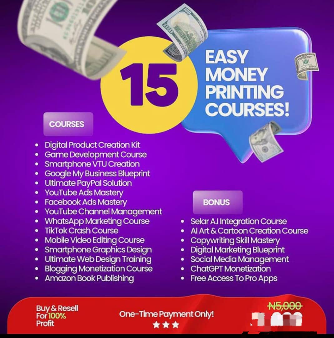 buy-15-easy-money-printing-courses-by-maxgig-on-selar