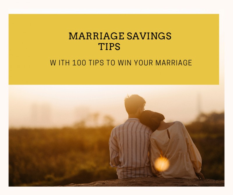 Mariage saving tips