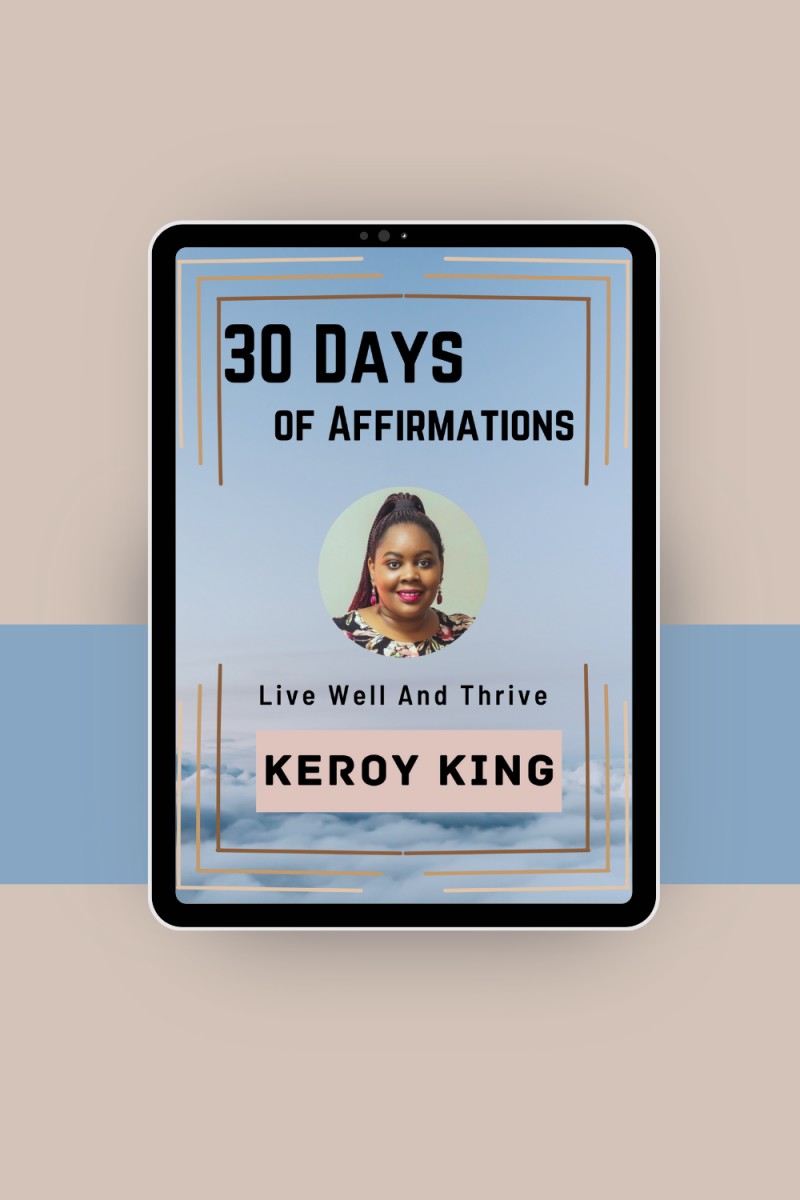 Affirm With Me - 30 Days Of Affirmations - Printable - Live Well And Thrive