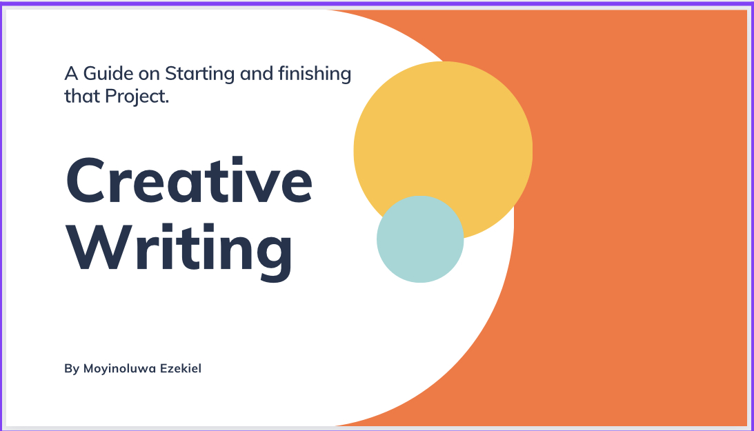 Buy Creative writing by The MoyinSage Company on Selar