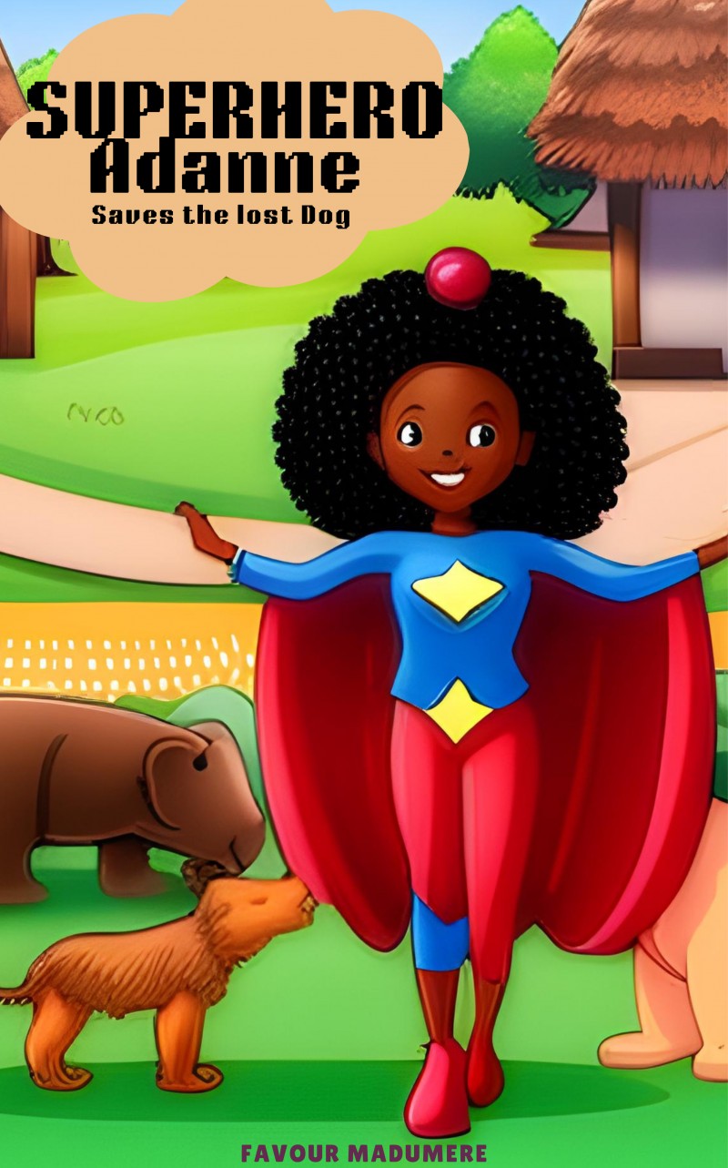 Superhero Adanne saves the lost Dog