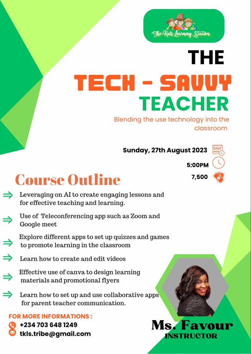 The Tech Savvy Teacher Webinar
