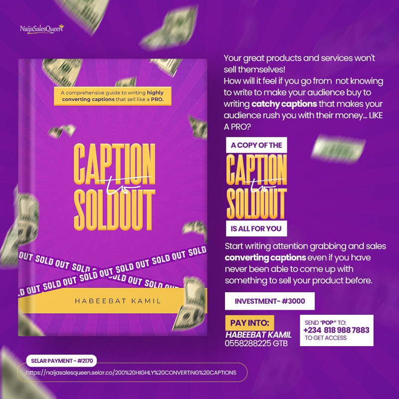 CAPTION TO SOLDOUT