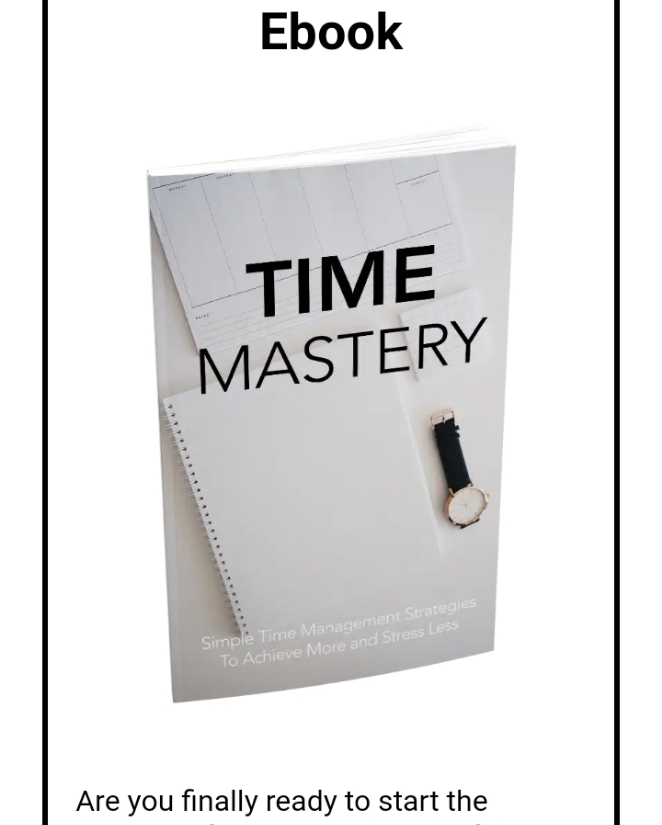 Time mastery