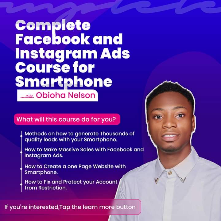 Complete Facebook & Instagram Ads Course For Smartphone