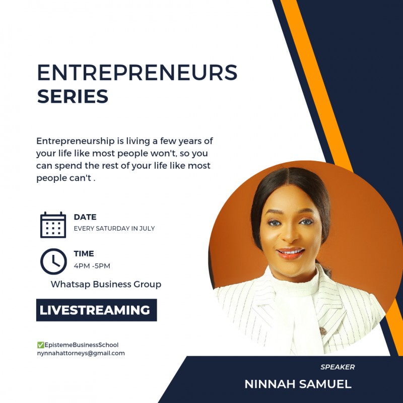 Get Entrepreneurs by Samuel Gift Onyinye Ola on Selar