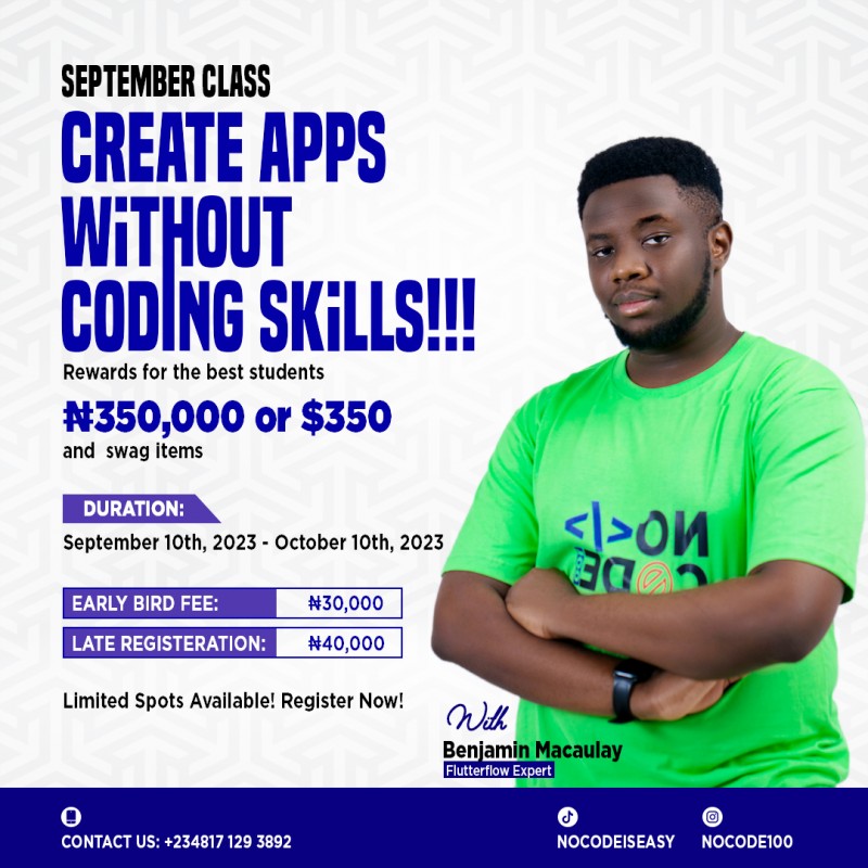 Create apps without coding skills with Benjamin Macaulay