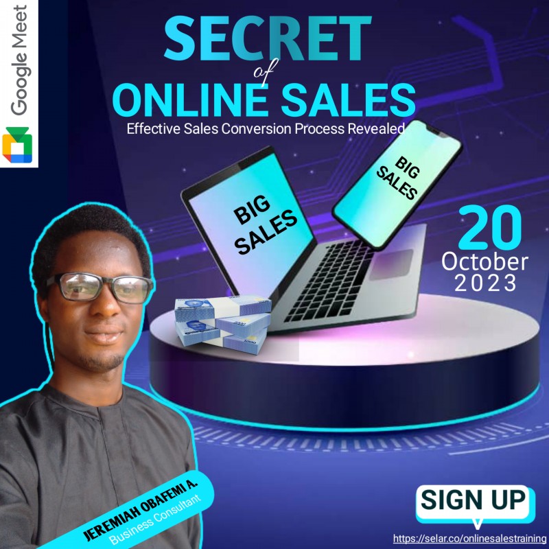 SECRET OF ONLINE SALES