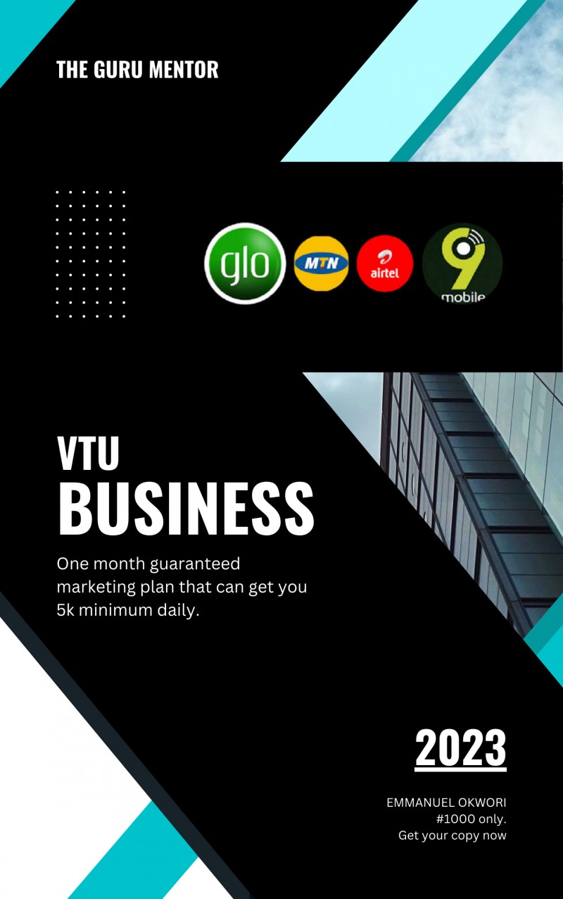 Buy VTU Marketing Ebook by Emmanuel Okwori on Selar