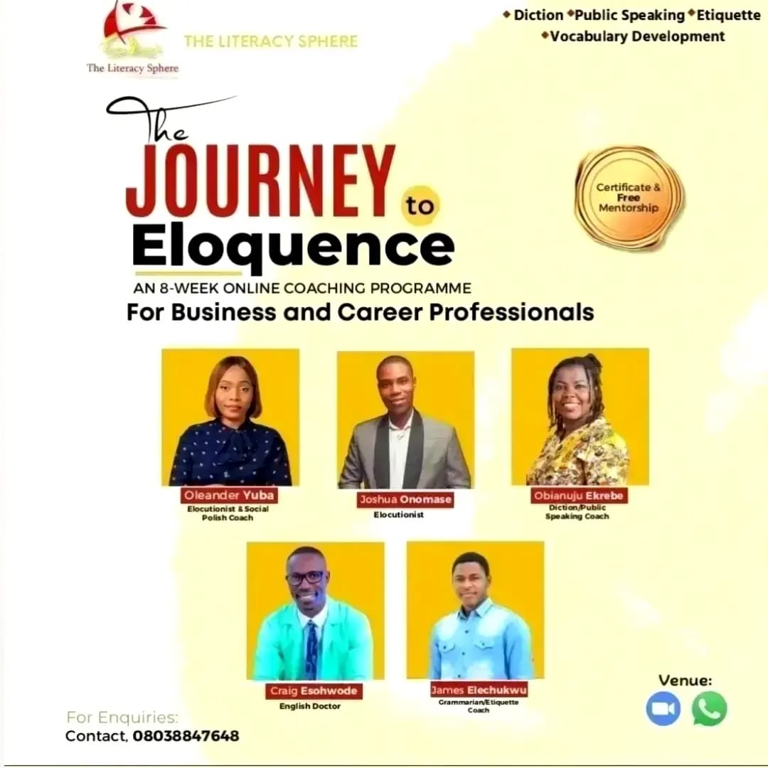 The Journey to Eloquence Coaching Programme