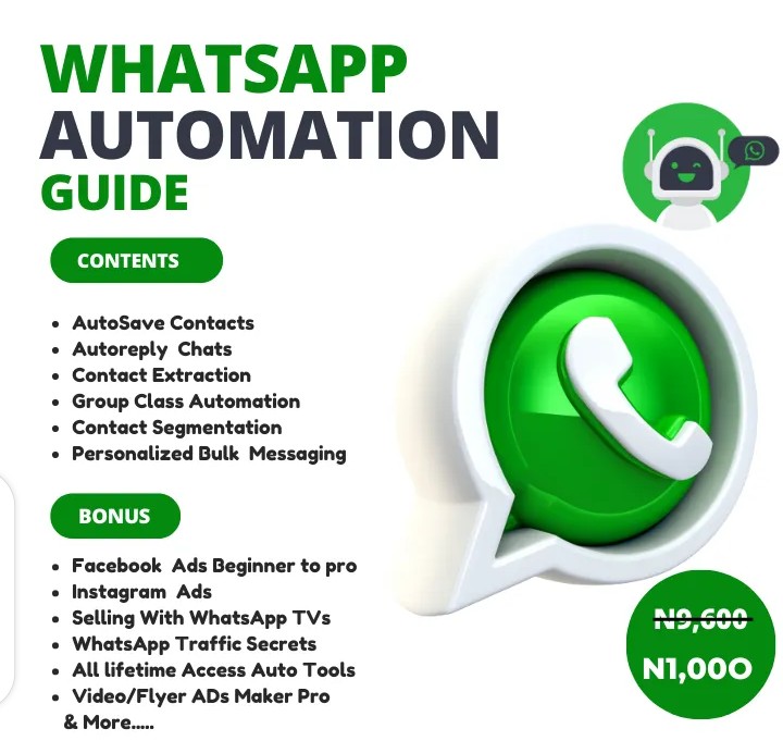 WHATSAPP AUTOMATION GUIDE